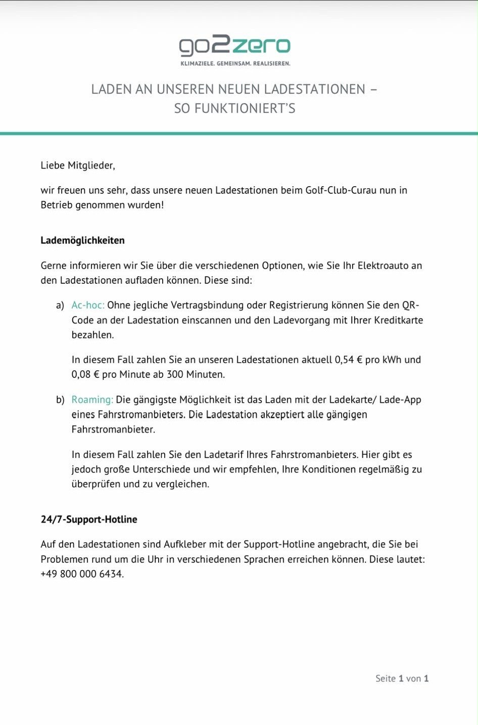 Ladestation