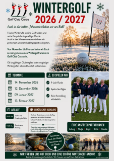 Mitglieder-Winter-Golf 2026/2027
